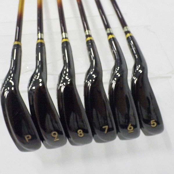 実際に弊社で買取させて頂いたMUTSUMI HONMA/本間睦/ムツミ ホンマ  MH500X2 MARAGING アイアン #5～9,Pw 6本セット 左用 MH500 URUSHI TYPE FLEX:Rの画像 1枚目