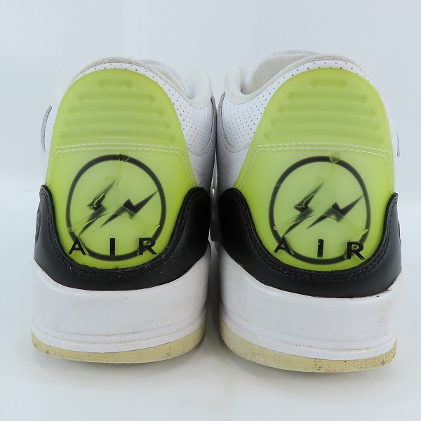 実際に弊社で買取させて頂いたFRAGMENT DESIGN×NIKE/フラグメントデザイン×ナイキ AIR JORDAN 3 エアジョーダン3 DA3595-100/28の画像 1枚目