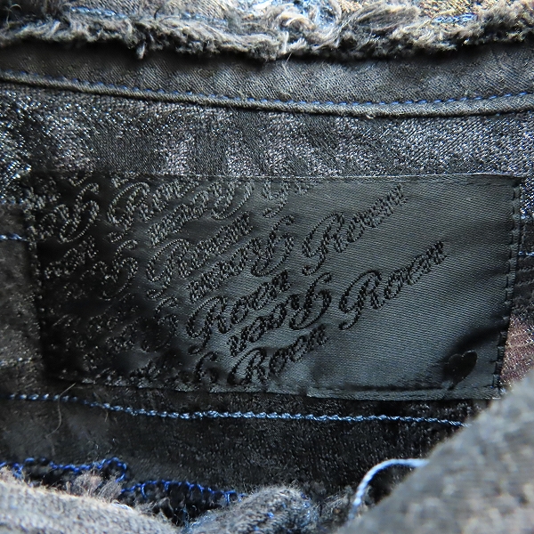 実際に弊社で買取させて頂いたRoen/ロエン スカル ドクロ 半袖シャツ 44の画像 2枚目