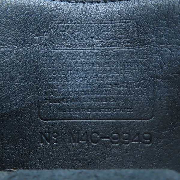 実際に弊社で買取させて頂いたcoach/コーチ オールド レザーショルダーバッグ 9949の画像 5枚目