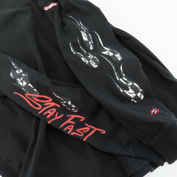 実際に弊社で買取させて頂いた【JPタグ】CHROME HEARTS×MATTY BOY/クロムハーツ×マッティボーイ 22ss STAY FAST 長袖Tシャツ/XLの画像 8枚目