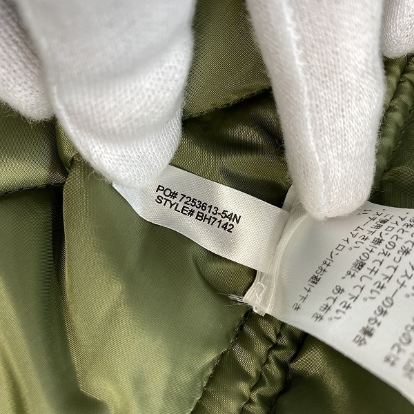 実際に弊社で買取させて頂いた【未使用】LACOSTE/ラコステ ダイヤキルティングライナージャケット ダウンジャケット BH7142-99/カーキ/USMの画像 5枚目