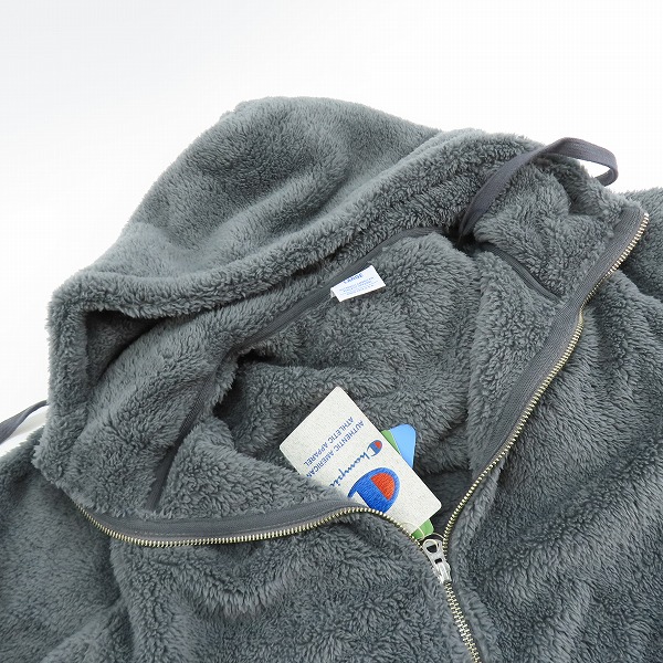 実際に弊社で買取させて頂いた【未使用含む】Champion×FREAK'S STORE/チャンピオン 別注SHERPA FLEECE SETUP/シェルパフリース セットアップ/Lの画像 5枚目