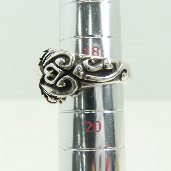 実際に弊社で買取させて頂いたBWL/BILL WALL LEATHER/ビルウォールレザー 20周年記念 NEW GOTHIC CROSS RING/ニュー ゴシック クロス リング/19号の画像 8枚目