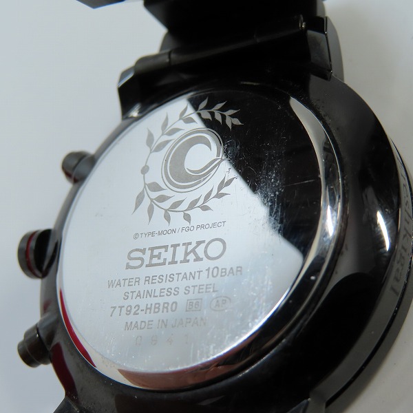 実際に弊社で買取させて頂いたSEIKO/セイコー 腕時計 フェイトグランドオーダー オリジナルサーヴァントウォッチ エレシュキガルモデル 7T92-HBR0の画像 4枚目