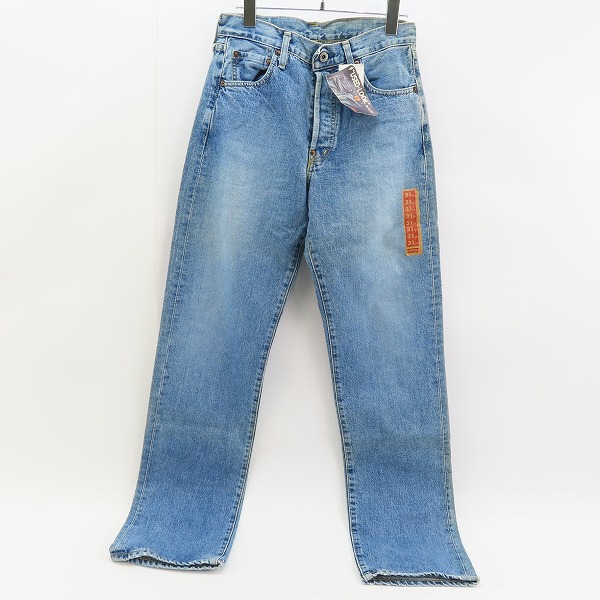 実際に弊社で買取させて頂いたLEVIS/リーバイス 702-XX  30'S復刻 刻印J22 デニムパンツ/ジーンズ W31L36