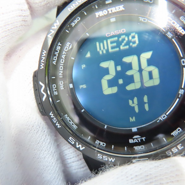 実際に弊社で買取させて頂いたCASIO/カシオ PRO TREK/プロトレック タフソーラー PRW-35Y-1BJFの画像 4枚目