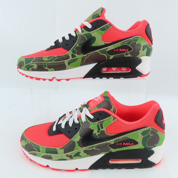 実際に弊社で買取させて頂いたNIKE×atmos/ナイキ×アトモス AIR MAX 90 SP REVERSE DUCK CAMO/リバース ダック カモ CW6024-600/28の画像 3枚目
