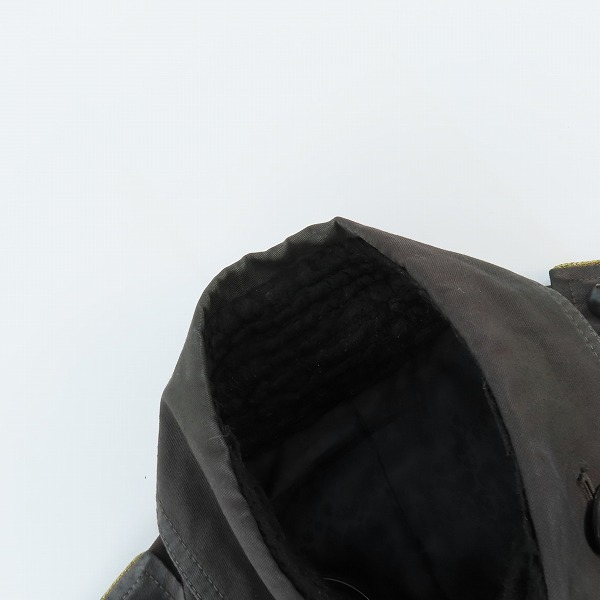 実際に弊社で買取させて頂いたRoen/ロエン パイソン 鹿革/蛇革 ワッペン ミリタリージャケット 78132018 /48の画像 5枚目