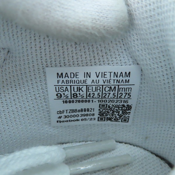 実際に弊社で買取させて頂いたReebok/リーボック CLUB C 85 REVENGE VINTAGE/クラブシー 85 リベンジ ヴィンテージ スニーカー/100202316/27.5の画像 5枚目