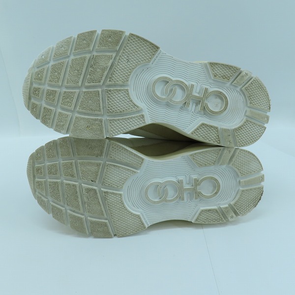 実際に弊社で買取させて頂いたJIMMY CHOO/ジミーチュウ RAINE/M AHS 191/スニーカー/シューズ/42.5の画像 2枚目