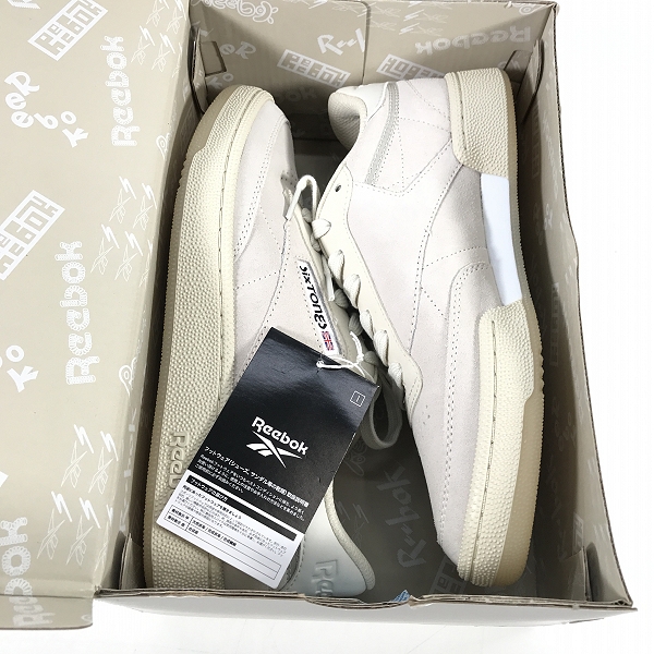実際に弊社で買取させて頂いた【未使用】SixTONES×Reebok/ストーンズ×リーボック Club C 85 Vintage "Cream" スニーカー RB00018 BG /25の画像 7枚目