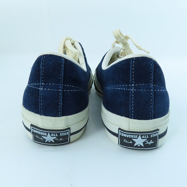 実際に弊社で買取させて頂いたCONVERSE/コンバース ONE STAR OX SUEDE NAVY ワンスター スエード ネイビー ホワイト/7.5の画像 1枚目