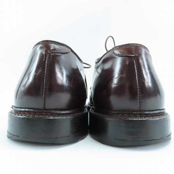 実際に弊社で買取させて頂いたALDEN/オールデン SHELL CORDOVAN LEATHER/シェルコードバンレザー プレーントゥ シューズ 990/8.5の画像 1枚目