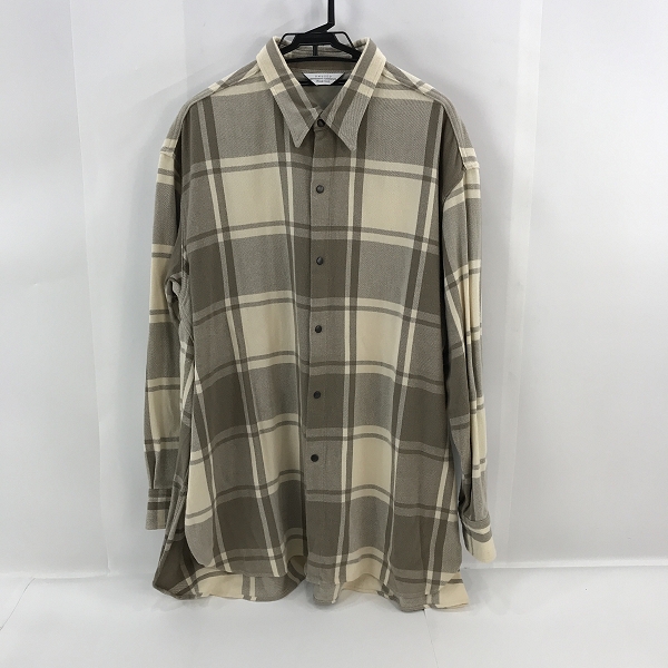 実際に弊社で買取させて頂いたUNUSED/アンユーズド ビックシルエット シャツ チェック US1180/03