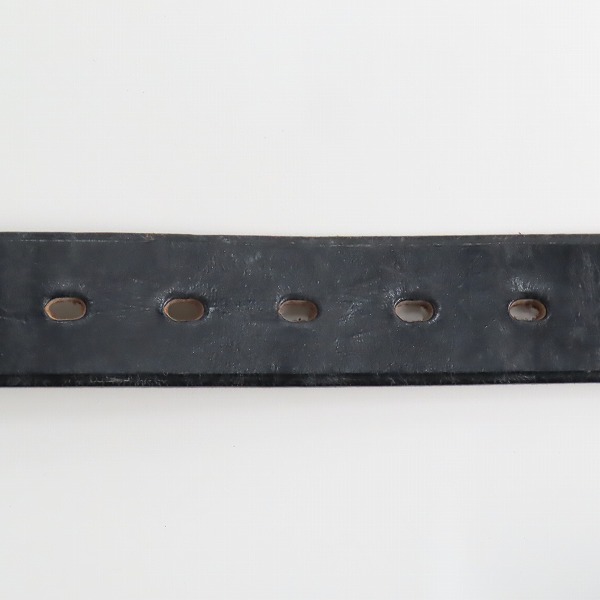 実際に弊社で買取させて頂いたBEAMS/ビームス レザーベルト ブラックの画像 3枚目