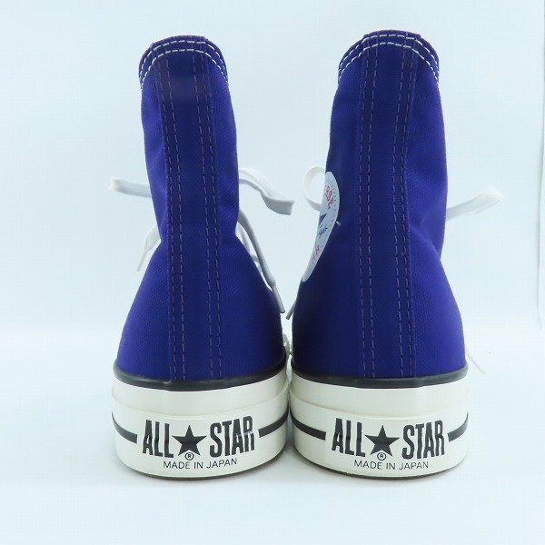 実際に弊社で買取させて頂いたCONVERSE/コンバース 日本製 CANVAS ALL STAR J HI パープル/8の画像 1枚目