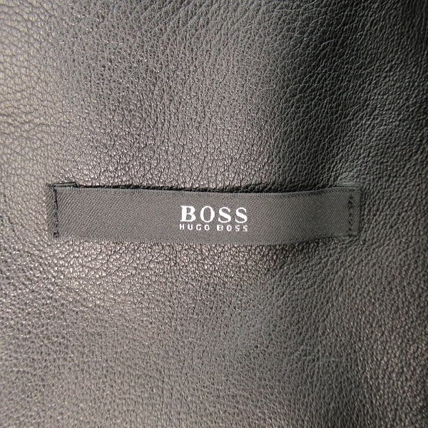 実際に弊社で買取させて頂いたHUGO BOSS/ヒューゴボス ムートン シープスキン レザーコート/38の画像 6枚目