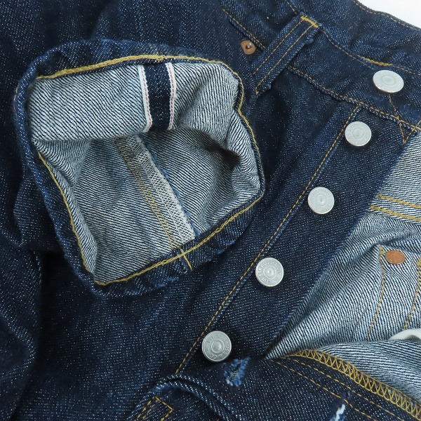 実際に弊社で買取させて頂いたLEVI'S/リーバイス VINTAGE CLOTHING 1947モデル 復刻 501XX 日本製 刻印3015 赤耳 ビッグE 47501-0224/36の画像 8枚目