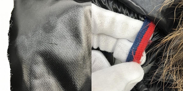 実際に弊社で買取させて頂いたMONCLER/モンクレール BULGARE ファーフード付 ダウンジャケット 41327/91/68950/4の画像 8枚目