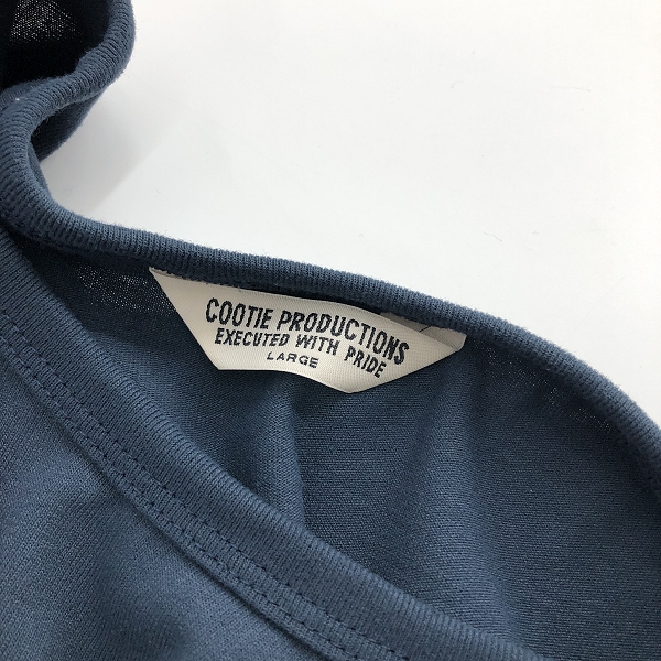 実際に弊社で買取させて頂いたCOOTIE PRODUCTIONS/クーティープロダクションズ  ワンポイントロゴ /オーバーサイズ 半袖Tシャツ /ネイビー/L の画像 2枚目