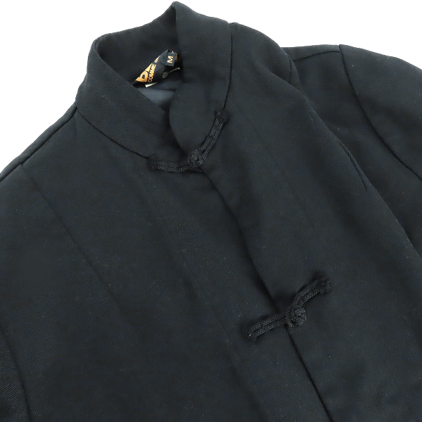 実際に弊社で買取させて頂いたBLACK COMME des GARCONS/ブラックコムデギャルソン チャイナジャケット ブラック 1E-J047/Mの画像 2枚目