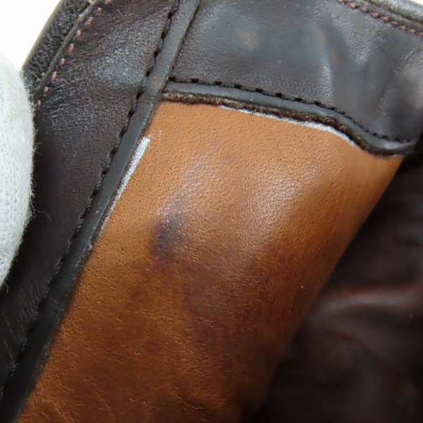 実際に弊社で買取させて頂いたALDEN/オールデン クロムエクセルレザー サービスブーツ 45960H/9.5の画像 8枚目