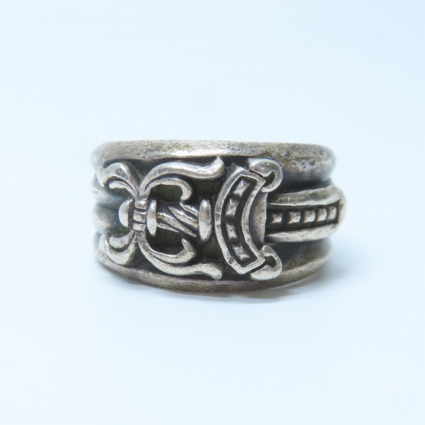 実際に弊社で買取させて頂いたCHROME HEARTS/クロムハーツ ダガーリング 18-19.5号の画像 1枚目
