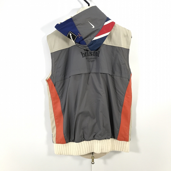 実際に弊社で買取させて頂いたF.C.Real Bristol×DR.ROMANELLI×NIKE/エフシーレアルブリストル×ドクターロマネリ×ナイキ ジップアップ ベスト/Sの画像 1枚目