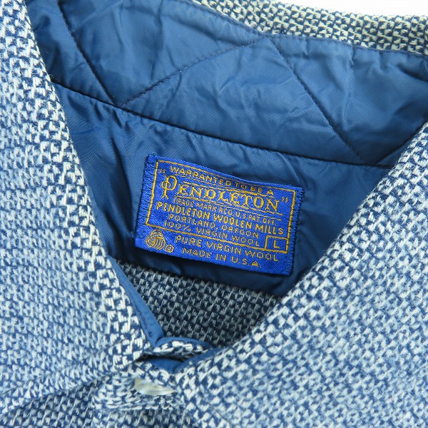 実際に弊社で買取させて頂いたPENDLETON/ペンドルトン ウールシャツ レア柄 総柄/Lの画像 2枚目