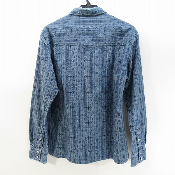 実際に弊社で買取させて頂いたTHE FLAT HEAD/ザフラットヘッド 刺繍 ウエスタンシャツ 42の画像 1枚目