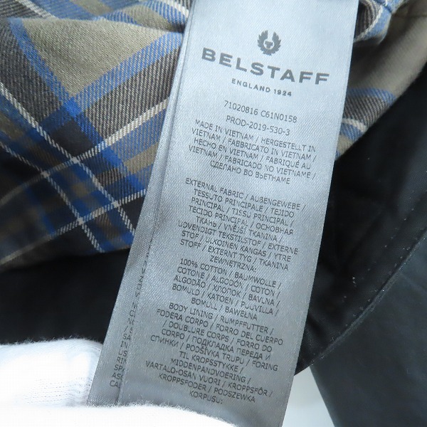 実際に弊社で買取させて頂いたBELSTAFF/ベルスタッフ オイルドジャケット 71020816/34の画像 5枚目