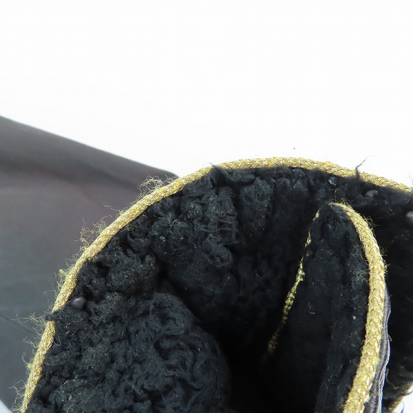 実際に弊社で買取させて頂いたRoen/ロエン パイソン 鹿革/蛇革 ワッペン ミリタリージャケット 78132018 /48の画像 9枚目