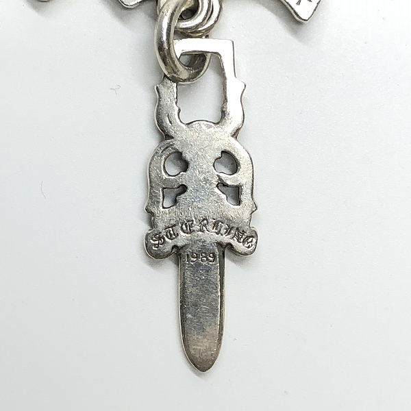 実際に弊社で買取させて頂いたCHROME HEARTS/クロムハーツ 3トリンケッツ/スリートリンケッツ ペンダントトップの画像 2枚目