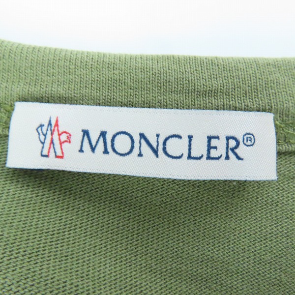 実際に弊社で買取させて頂いた【JPタグ】MONCLER/モンクレール  パイル ビッグロゴ ワッペン Tシャツ カットソー F10918C72810/XXLの画像 2枚目