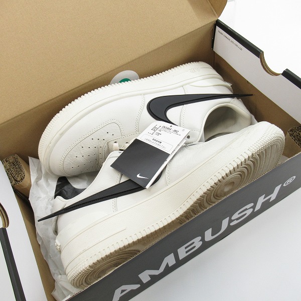 実際に弊社で買取させて頂いたNIKE×AMBUSH/ナイキ×アンブッシュ AIR FORCE 1 LOW SP エアフォース1 DV3464-002/28の画像 7枚目