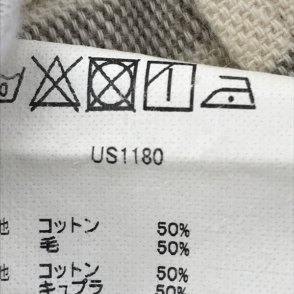 実際に弊社で買取させて頂いたUNUSED/アンユーズド ビックシルエット シャツ チェック US1180/03の画像 5枚目