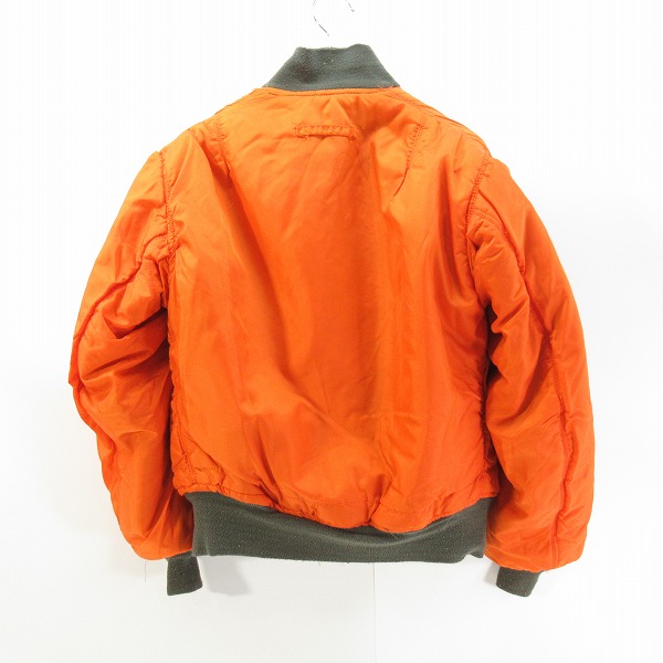 実際に弊社で買取させて頂いたALPHA INDUSTRIES/アルファインダストリーズ MA-1 フライトジャケット MIL-J-8279E/Sの画像 3枚目