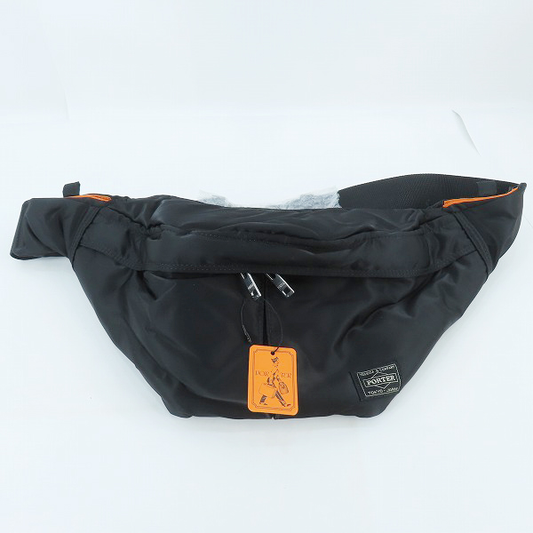 実際に弊社で買取させて頂いた(6)【未使用】PORTER/ポーター TANKER WAIST BAG L タンカー ウエストバッグ L ブラック/622-76628