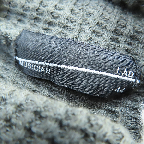 実際に弊社で買取させて頂いたLAD MUSICIAN/ラッドミュージシャン HIGH NECK T-SHIRT サーマル ハイネック Tシャツ 2218-708/44の画像 2枚目