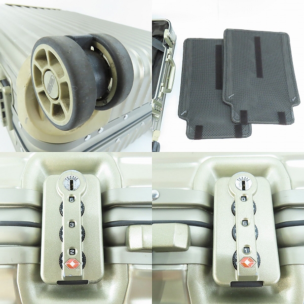 実際に弊社で買取させて頂いたRIMOWA/リモワ TOPAS/トパーズ TITANIUM/チタニウム マルチホイール 4輪 923.53の画像 7枚目