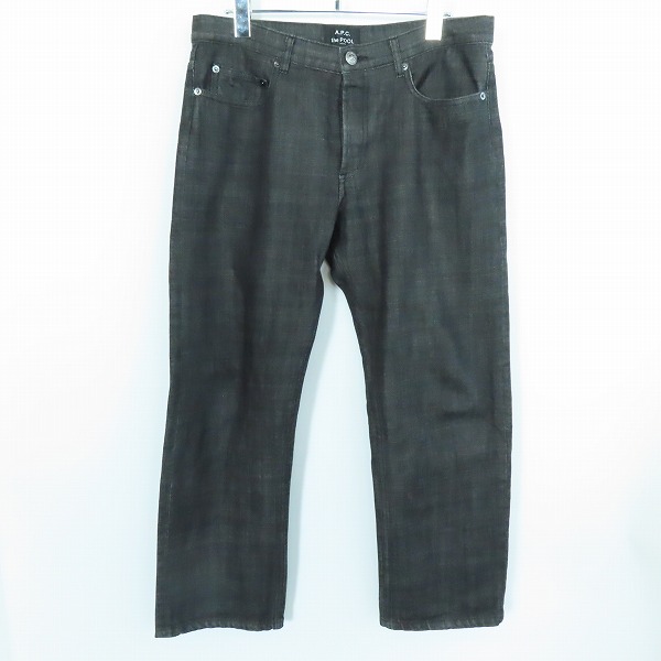 実際に弊社で買取させて頂いたA.P.C. × the POOL aoyama/アーペーセー × ザ・プール 青山 ボタンフライ デニム/32