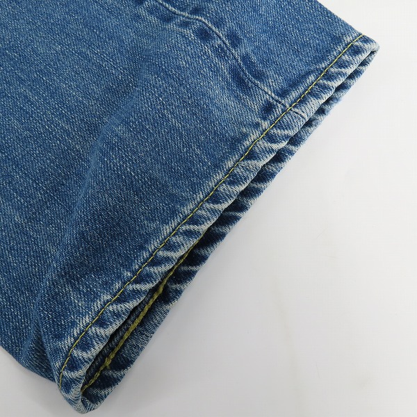 実際に弊社で買取させて頂いたHYSTERIC GLAMOUR/ヒステリックグラマー VIXEN GIRL刺繍 ストレートデニムパンツ 02213AP20/32の画像 9枚目