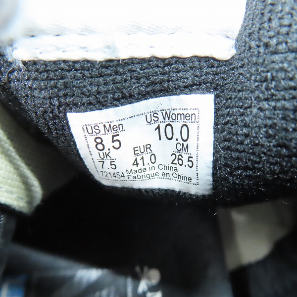 実際に弊社で買取させて頂いた【未使用】VANS×mastermind JAPAN/バンズ×マスターマインド SK8-HI BOLT VLT LX スニーカー VN0007PSBLK/26.5の画像 5枚目