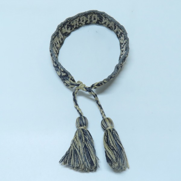 実際に弊社で買取させて頂いたChristian Dior/クリスチャン ディオール ミサンガ/ブレスレットの画像 5枚目