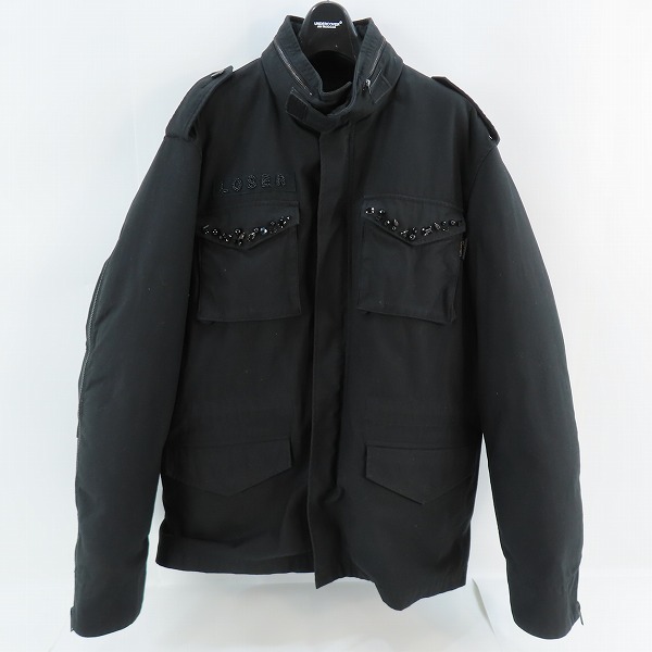 実際に弊社で買取させて頂いたUNDERCOVER/アンダーカバー 23AW CORDURA Military Jacket コーデュラ ライナーダウン付き ミリタリージャケット UC2C4211/3