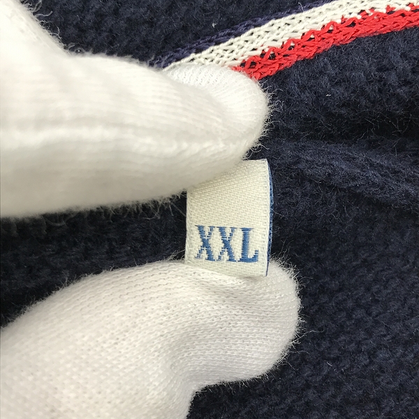 実際に弊社で買取させて頂いた【JPタグ】MONCLER/モンクレール 16aw MAGLIONE TRICOT CARDIGAN フーデッドウールダブルジップパーカー/XXLの画像 3枚目