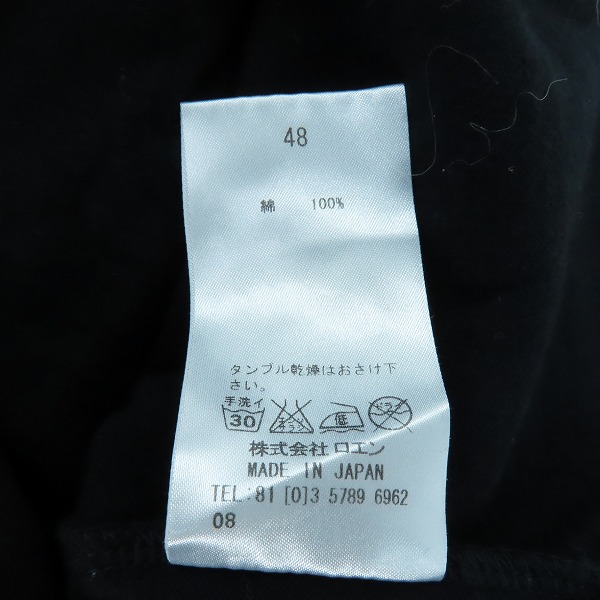 実際に弊社で買取させて頂いたRoen/ロエン×WALT DISNEY/ウォルトディズニー ティンカーベル ギター 半袖Tシャツ 48の画像 5枚目