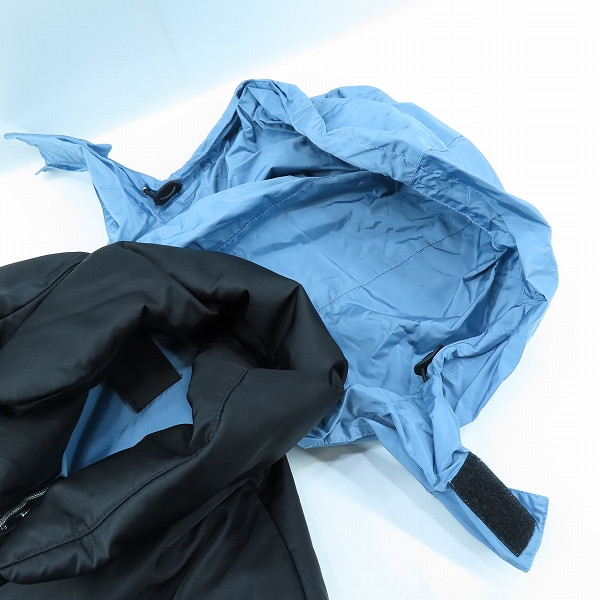 実際に弊社で買取させて頂いたPRADA/プラダ 19AW トライアングルロゴ オーバーサイズ ダウンジャケット ACU1 2019 3015 SGB167 S192 I18/Lの画像 9枚目