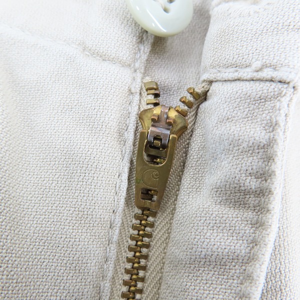 実際に弊社で買取させて頂いたCarhartt/カーハート カーゴパンツ ベージュ 0079/Mの画像 8枚目